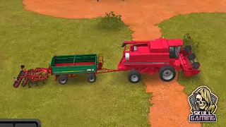 FS18 Farming Simulator 18 Harvesting and Cultivating in Base Farms | Timelapse #skullgaming