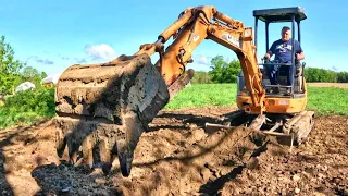 Messing with the Excavator & Planting the Garden