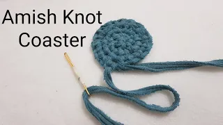 DIY Round Amish Knot Coasters