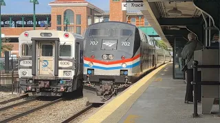 Metro North & Amtrak Trains in Poughkeepsie. NY!!!!!￼