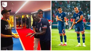 Khaby Lame teaches Mbappé and Hakimi how to do his signature hand gesture