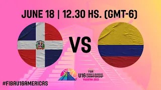 Dominican Republic v Colombia | Full Basketball Game | FIBA U16 Women's Americas Championship 2023