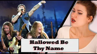 IRON MAIDEN - Hallowed Be Thy Name - FIRST TIME REACTION - Vocal Coach & Singer Reaction