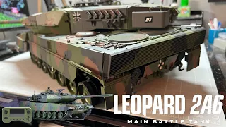 Build the 1:16 Scale Leopard 2A6 Main Battle Tank - Pack 8 - Stages 61-69