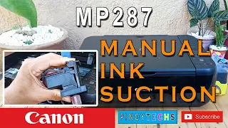 MANUAL INK SUCTION | CANON MP287