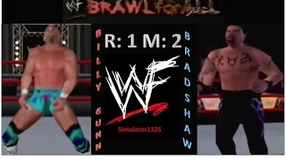 WWF Attitude Brawl for All Billy Gunn vs Bradshaw R1M2