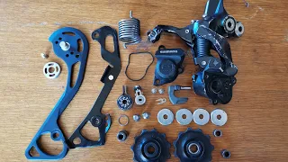 Disassembly and assembly shimano deore rear derailleur m615