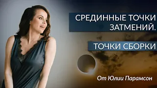 СРЕДИННЫЕ ТОЧКИ ЗАТМЕНИЙ. ТОЧКИ СБОРКИ