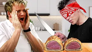 I Made Gordon Ramsay's Beef Wellington While Blindfolded