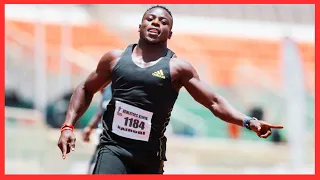 Ferdinand OMANYALA Beat Chris COLEMAN in 100M FINAL.