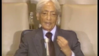 J. Krishnamurti - New York 1985 - United Nations Talk - Why can't man live peacefully on the earth?