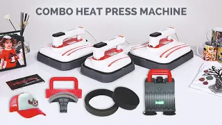 5 in 1 Portable Heat Press P1210/P1010/P0708 Unboxing || Xpress Printing Noida || Shekhar Rana