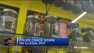 CNBC Investigations: Police crack down on illegal pot stores