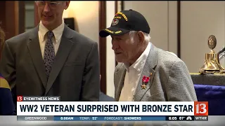 World War 2 Veteran surprised with Bronze Star