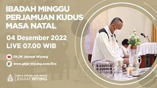 Ibadah Minggu (Perjamuan Kudus Masa Natal) - 04 Desember 2022 // GKJW Jemaat Wiyung [LIVE]