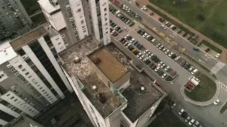 Belgrade Aerial Concrete Neighborhood | Stock Footage - Videohive