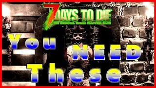 TOP 10 PERKS EVERYONE NEEDS IN 7 Days to Die Alpha 21!!!