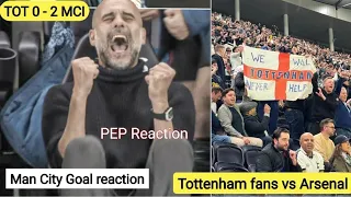 🛑 Tottenham 0 - 2 Man City: Haaland goal, Tottenham fans Reactions Over Man City vs Arsenal 😱
