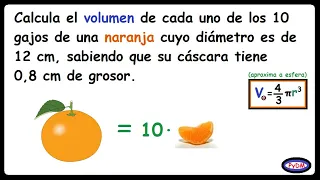 Problemas sobre el Volumen de una Esfera