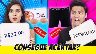 Desafio: ACERTE O PREÇO com Franciny Ehlke - feminino e masculino [+10]