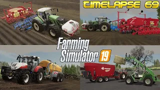 Planting POTATOES XXL with contractor BLUNK! 🥔🚜💨 | [FS19] - Timelapse #69 Geiselsberg Seasons