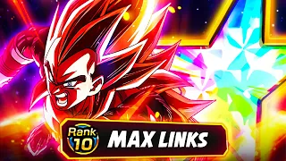 (Dokkan Battle) 100% RAINBOW MAX LINKS SSJ4 LIMIT BREAKER VEGETA! VERY POWERFUL!