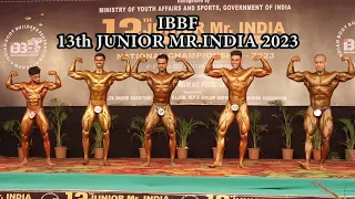 13th JUNIOR MR.INDIA 2023 IBBF Bodybuilding Competition