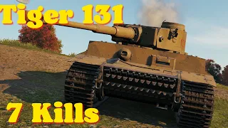 World of tanks Tiger 131 - 3,1 K Damage 7 Kills, wot replays