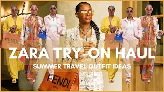 ZARA *NEW-IN* TRY-ON HAUL | SUMMER TRAVEL OUTFIT IDEAS