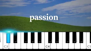 PinkPantheress - Passion  (Piano Tutorial)