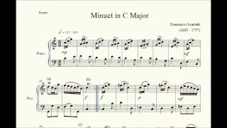 Minuet in C Major - Domenico Scarlatti - Piano Repertoire 2