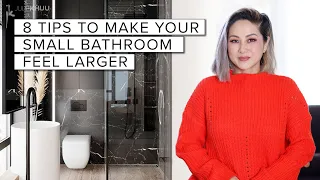 SMALL SPACE SERIES: 8 Designer Tips to Make Your Small Bathroom Look Larger | Julie Khuu
