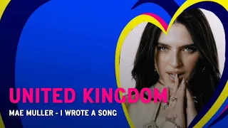 EUROVISION 2023 - UNITED KINGDOM 🇬🇧 Mae Muller - I Wrote A Song LYRICS