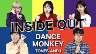 JOY, DISGUST, ANGER, SADNESS & FEAR 'Inside Out' sings DANCE MONKEY by.TONES AND I