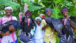 TURKEY FRY | INDIAN Style Turkey Recipe Cooking in Village | Traditional Vaan Kozhi Varuval Recipe