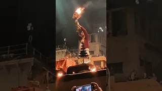 "Ganga Aarti at Varanasi - A Soulful Evening by the Holy River" #gangaaarti #varanasighats #kashi