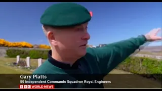 British Veterans Return to Falklands 40 Years Later - BBC News - 11/11/2022
