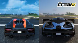 The Crew 2 | Bugatti Chiron Super Sport 300+ 2019 vs. McLaren Senna 2018 Performance Comparison