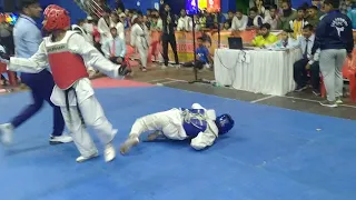 Juber Ahmed(raebareli sai)🔵vs vishwatma(lucknow sai)🔴 up state taekwondo championship 2023 mustwatch