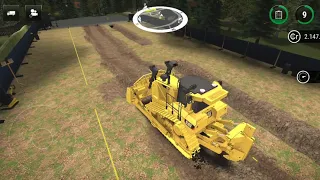 D8T Dozer Flatten Land Construction Simulator 3 Mobile