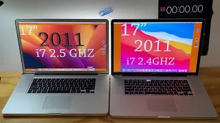 2011 Macbook pro 17" i7 vs 2011 Macbook Pro 17" i7 performance Comparison