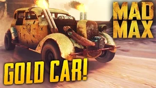 Mad Max Game: Hidden RARE Car Location! The Golden Tuska Gameplay Guide - PS4 1080p 60fps