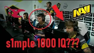 #S1MPLE 400 IQ!! mousesports vs NaVi - ESL One Cologne 2019 - CS:GO