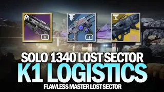 Solo 1340 Master Lost Sector K1 Logistics w/ Truth [Destiny 2]