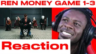 Ren - Money Game Part 1, 2, & 3 [Reaction] #ren #renmakesmusic #moneygame