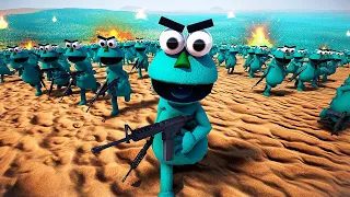 1 MILLION Puppets vs Artillery - Ultimate Epic Battle Simulator 2