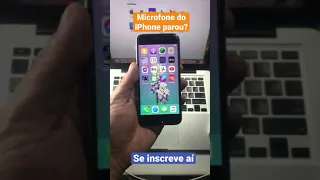 Meu microfone parou, e agora?