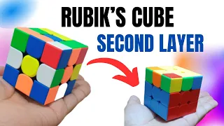 How To Solve Rubik's Cube - Second Layer