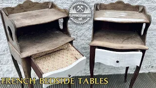 Antique French Bedside Tables - Restoration