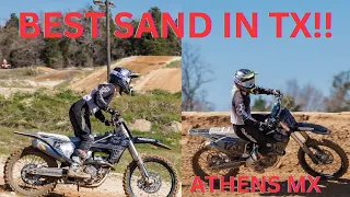 Girl Rides Athens MX Main Track + Epic Mud Adventure on Pitbikes